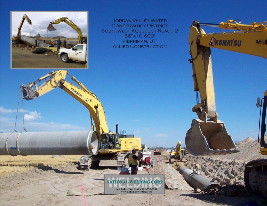 Jordan Valley Water, Southwest Aquaduct Reach 2 National Welding Corp.