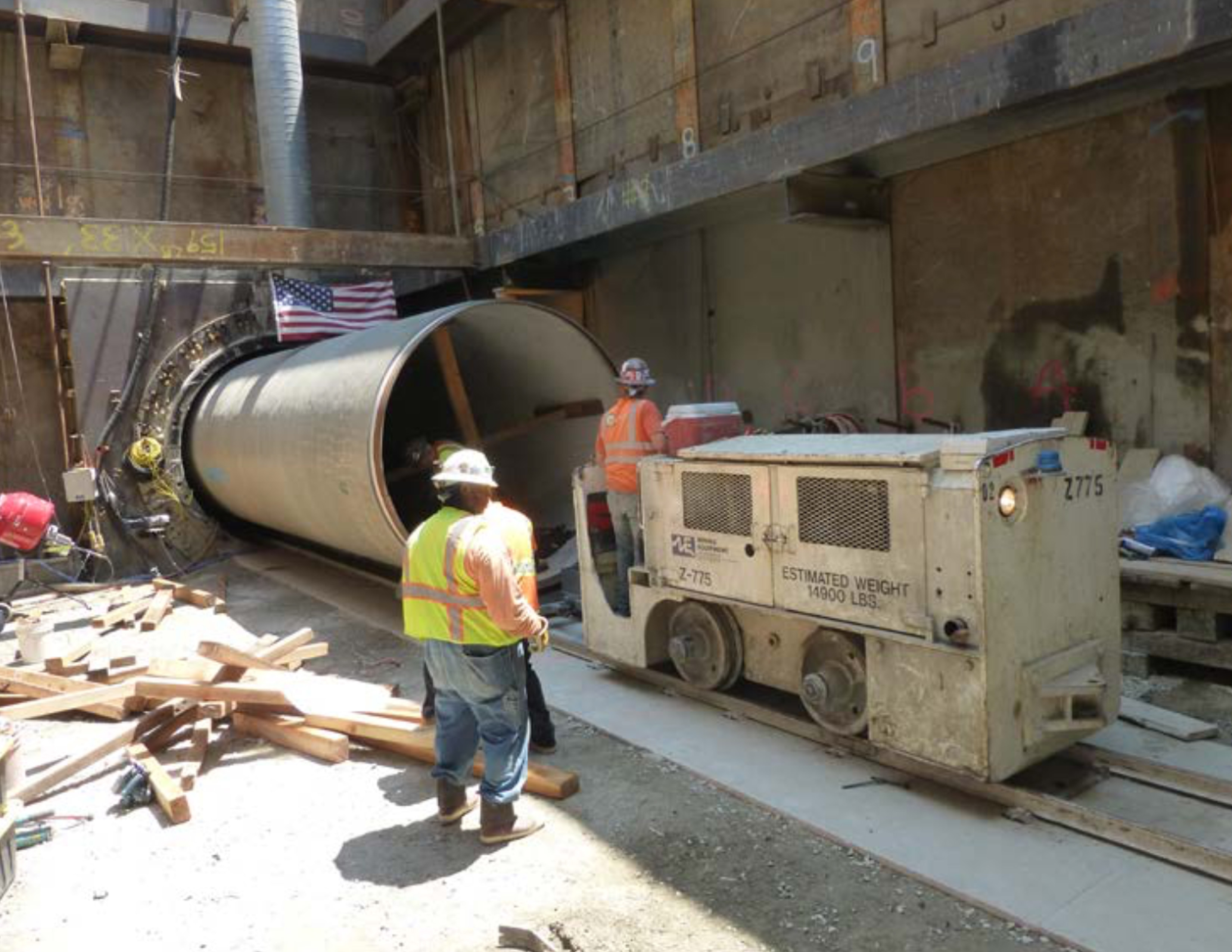 Thermal ContractionStress in Steel Tunnel Pipe 96 Inch DiaCA